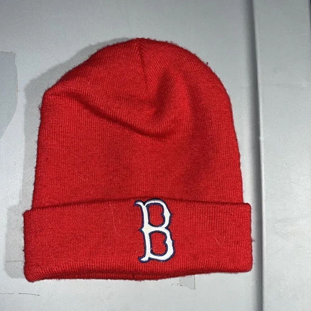 Boston Red Sox mlb baseball Rally Red osfa acrylic winter knit beanie cap hat